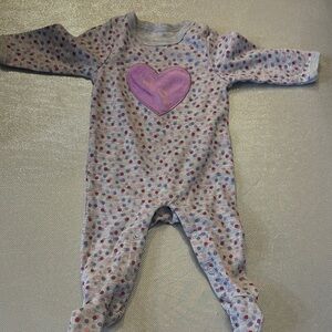 Sterling baby Polka Dot Heart Kids One Piece